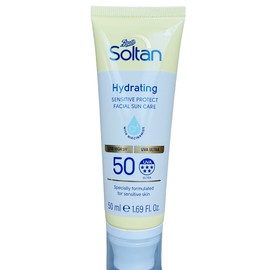 Soltan Hydrating Facial Suncream SPF 50 50ml - with Niacinamide - Sensitive