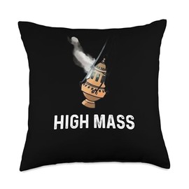 Thurible Traditional Latin Mass Catholic Throw Pillow