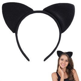 Cfcyhla 1 x Cat Ears Headband, Cat Ears, Headband, Cat Ears, Cat for Girls, Women, Costume Parties Decoration