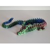 3D Dragon 23" Large Articulated Tricolour 60cm Long Crystal Dragon