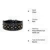 haoyueer New Unisex Studded Leather Dog Collars Medium Large Dog