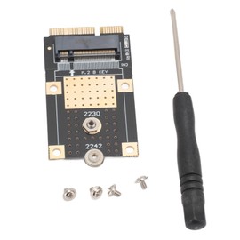 ciciglow MSATA to M.2 NGFF B Key Adapter, Adapter Converter Housing Housing Supports M2 SSD 2230/2242 Type Key B SATA Bus M.2 Card