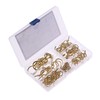 waves 120pcs Screw Hooks 7 Types Ceiling Hooks Wall Hooks