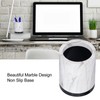Marble Pattern Pen Holder Beautiful Marble Pattern Anti Slip ABS