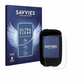 Savvies 6 Pack Screen Protector compatible with Decathlon Van Rysel GPS 500 Protection Film Clear