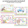 Cute Easter Themed Blank Postcards To Send To Friends &