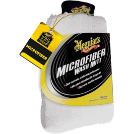 Meguiar´s X3002 Guante Lavado de Microfibra, Blanco, 7 B(M) US