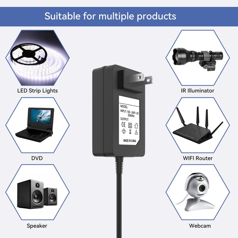 XMHEIRD 18V 1.67A Power Adapter 30W for Echo (3rd Gen)