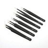 Pinzas Precisión Kit, 6 Piezas Pinzas ESD Conjunto, Tweezers de
