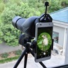 Kivsin Montaje del Adaptador del teléfono del telescopio,Soportes para teléfono