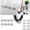 Housoutil 8pcs Chair Foot Protector Furniture Protector Clear Chair Clear