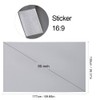 Docooler 80-inch Portable Projector Screen HD 16:9 Frameless Video Projection