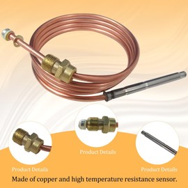 Thermocouple Replacement Parts Fit for Robertshaw 1980-036, 36inch, Snap Fit by YTXXDEUS