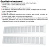 2 Pcs Air Vent Ventilation Grille Aluminium Alloy Rectangular Vent