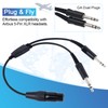 WODASEN Aviation Headset Adapter for Airbus XLR 5 Pin Head