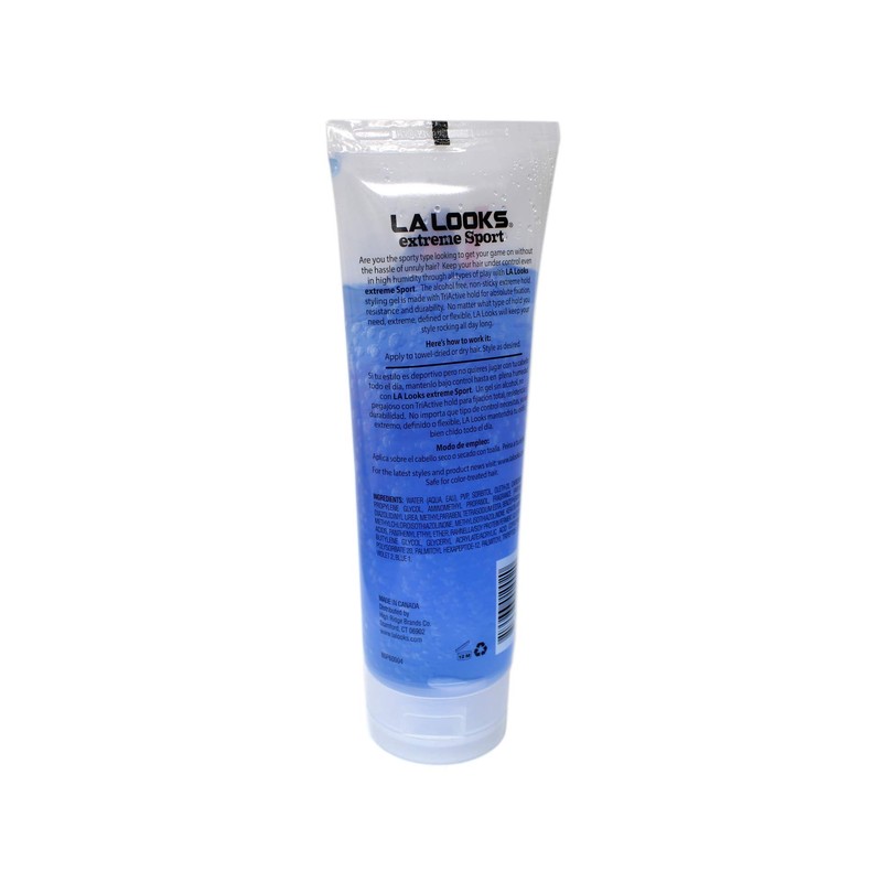 L.A. LOOKS SPORT EXTREME HOLD GEL (8 Oz (3 Pack))