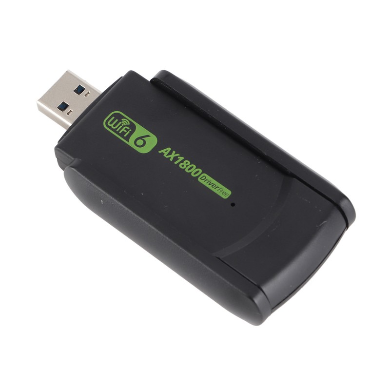 WiFi 6 Adapter USB3.0 2.4GHZ to 5.0GHZ AX1800Mbps MU MIMO