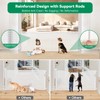 Reinforced 85 Inch Wide Retractable Dog Gate Extra Long Baby
