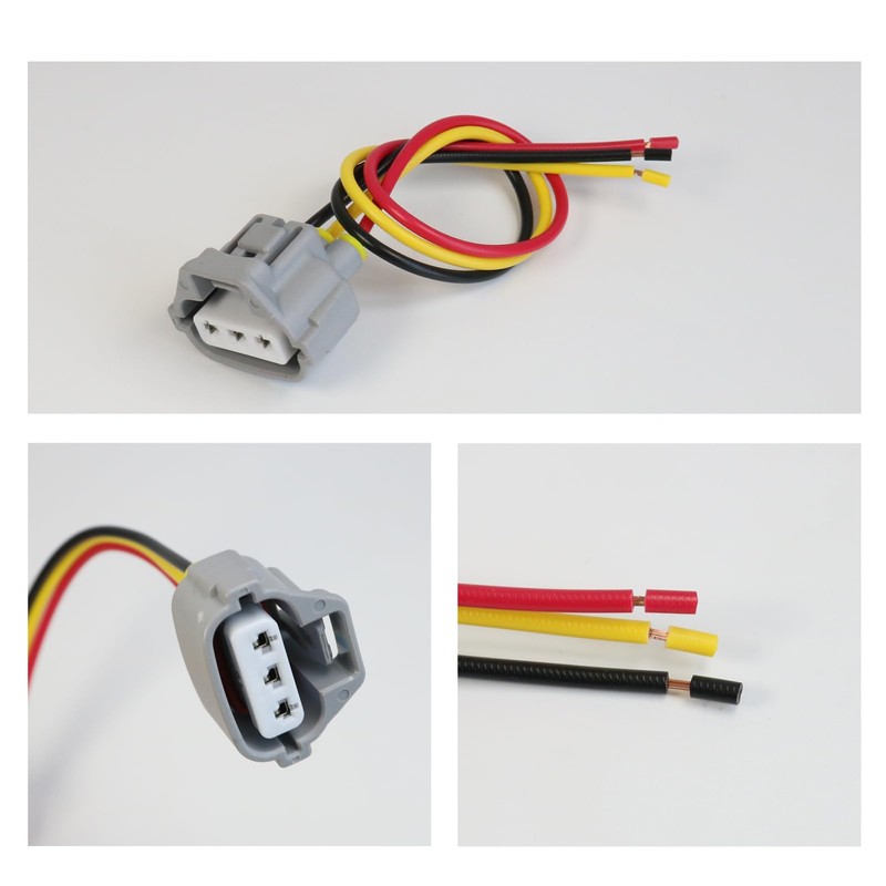 AUPARTIK 2Pcs Front Turn Signal Light Bulb Socket & Plug