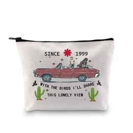 Zuo Bao Song Inspired Makeup Bag Singer Fans Gift Share This Lonely View Cosmetic Bag Music Lover Gift, Lonely View