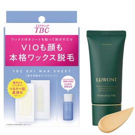TBC LUWONT (BB Cream) Men's Exfoliating Set, Underlayment, Concealer, Eyebrows, Wax Removal, Men's Epi Wax Sheet, Base Cream