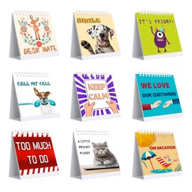 Funny Desk Signs,30 Different Fun and Flip-Over Messages for Office Desk Accessories，Office Desk Accessories for Office Presents Desk Accessories