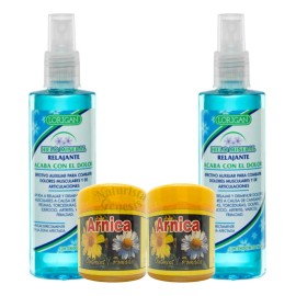 Hielo Mineral Florigan 260ml 2pz +2 Pomada Árnica Para Dolor