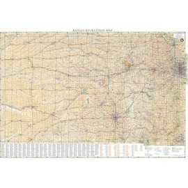 Kansas Recreation Wall Map