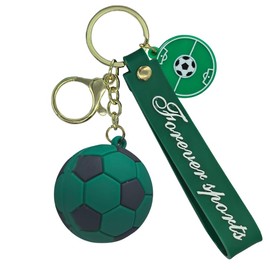 Soccer Keychain Sports Ball Key Chain KeyRings Gift for Boys Girls Men Women