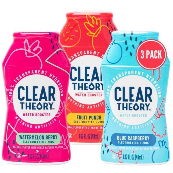 Clear Theory Clear Theory Water Flavoring Drops, Electrolytes Drink Mix,