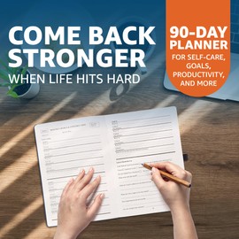 90 Day Goal Planner and Life Planner to Reclaim Your Purpose. Undated Daily, Weekly, Monthly Habit Tracker, Gratitude Journal, 10 Productivity Tools in One for Men & Women Ready to Rise Again