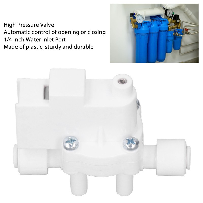 4PCS High Pressure Switch 1/4 Inch Interface Solenoid Valve for