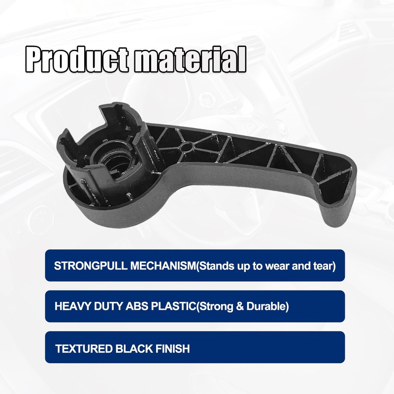 Hood Latch Release Handle with Mounting Bracket, Compatible with 2013-2020