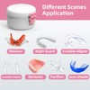 BVN Dental Protection Cleaning Box Braces Teeth Protection Boxes Dentures