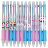 Maydahui 12PCS Multicolor Ballpoint Pen 3-in-1 Retractable Pens Black Blue