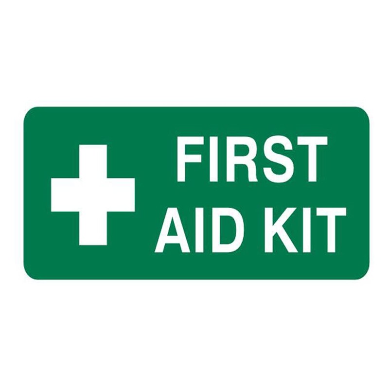 Haobase 2 Pcs First Aid Kit Signs - Self Adhesive