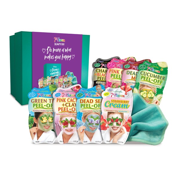 7th Heaven Face Mask Beauty Box Skincare Set - 8
