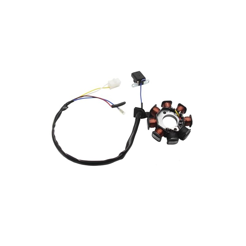 8 Pole Copper Magneto Stator Coil GY6 50cc 139QMB Scooter