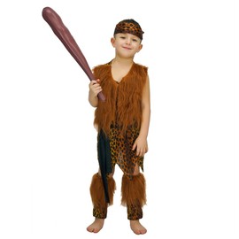 KalcyKizz Boy's Caveman Costume For Children (7-9Y)