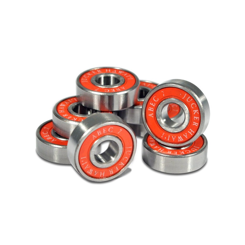 JUCKER HAWAII Longboard Skateboard Ball Bearings ABEC 7 with Spacer