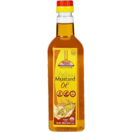 Rani Yellow Mustard Oil (Kachi Ghani) 16.9 Ounce (500ml) NON-GMO | Gluten Free | Kosher | Vegan | 100% Natural |
