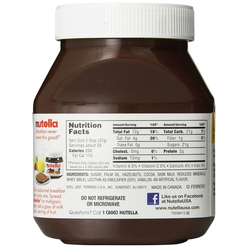 Nutella, 26.5 Oz (Pack of 2)