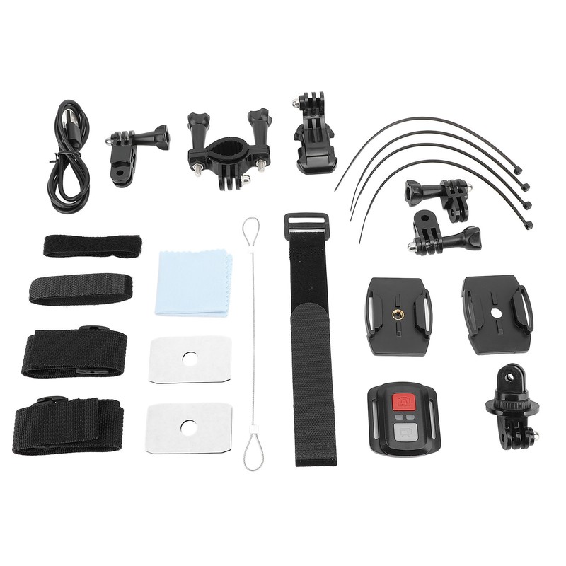 5K30FPS WiFi Action Camera Front and Rear Dual Screen Built