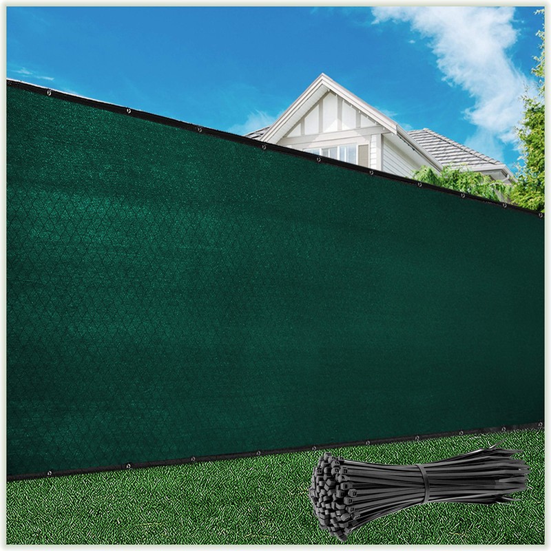 ColourTree Customized Size Fence Screen Privacy Screen Green 4' x