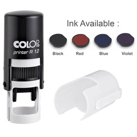 GOOD Sello de entintaje Mini goma Colop ano Maestros decorativos Sellos 12mm
