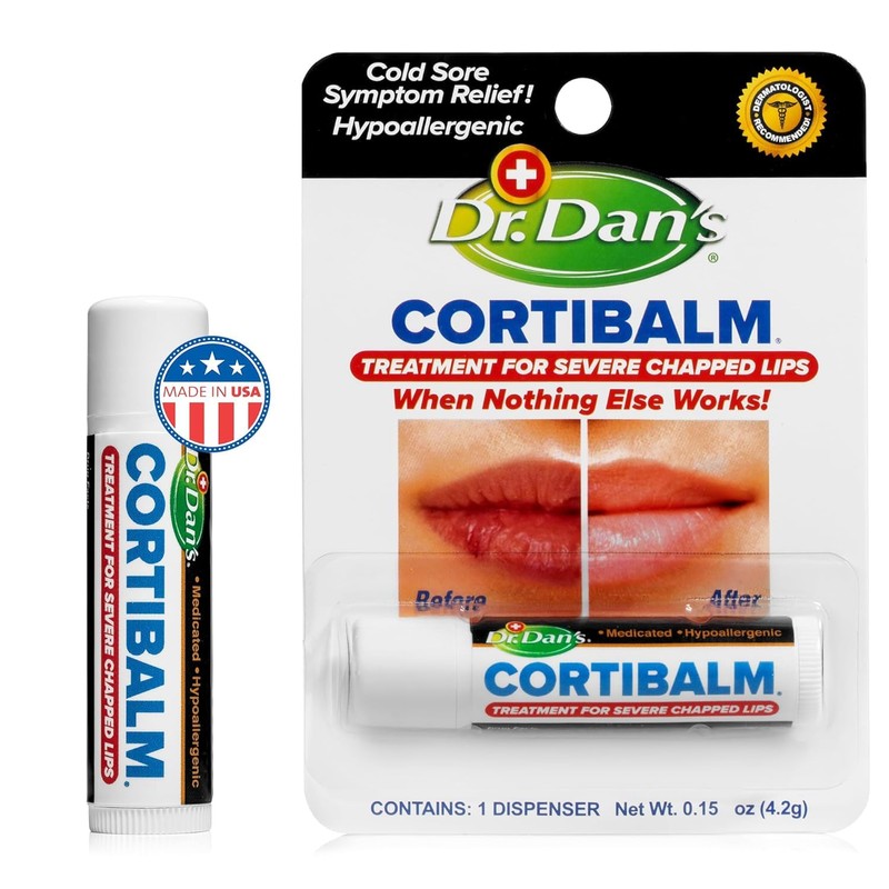 Dr. Dan's Cortibalm for Dry Cracked Lip - 1 Pack
