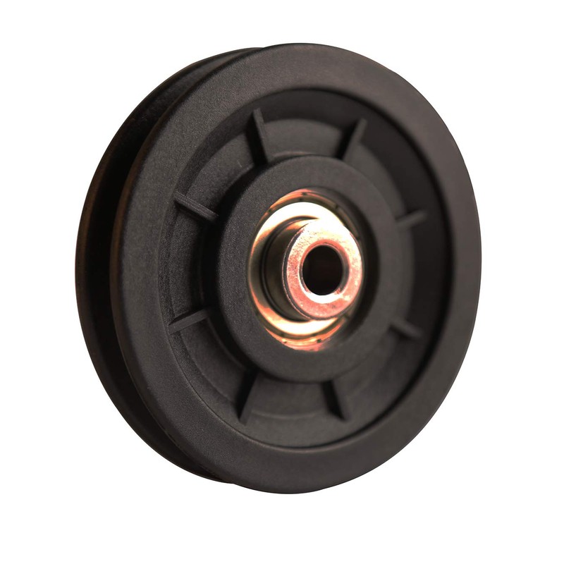 LFJ 90mm/3.5" Nylon Bearing Pulley Wheel Replacement for Gym Equipment