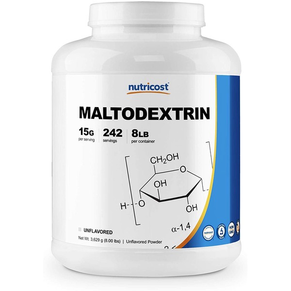 Nutricost Maltodextrin Powder 8LBS - Gluten Free, Non-GMO