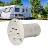 Marine Boat Deck Filler with Keyless Cap Stainless Steel Mirror