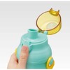 Skater Children's Plastic Water Bottle 480ml One-Push Open/Close Antibacterial Child-Friendly